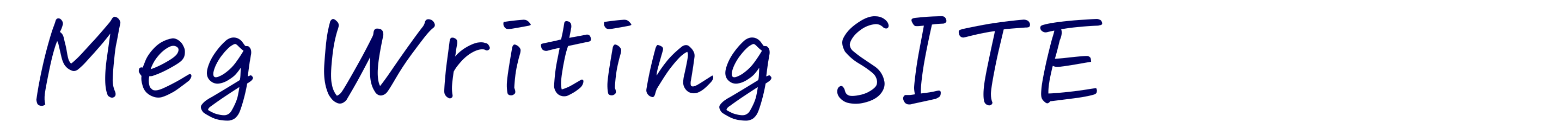 MEG WRITING SITE